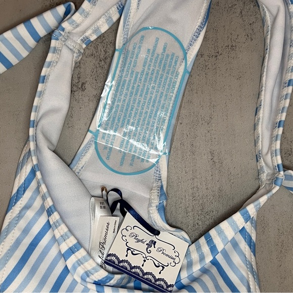 NWT Playful Promises Retro High Leg High Rise Bikini Bottom - Picture 6 of 8